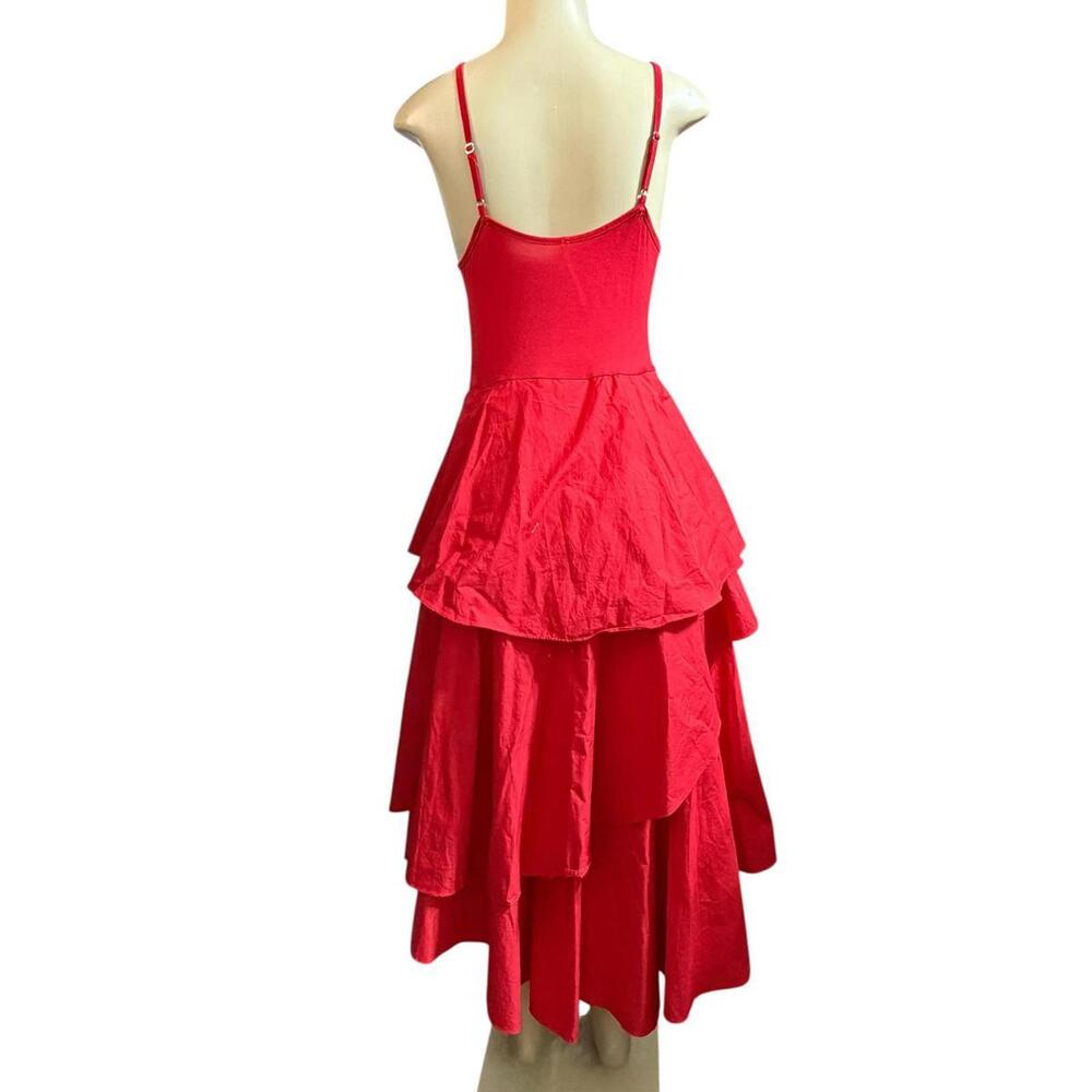 Anthropologie Helene Tiered Maxi Dress multi-layered silhouette Sz XS #552 - Picture 7 of 9